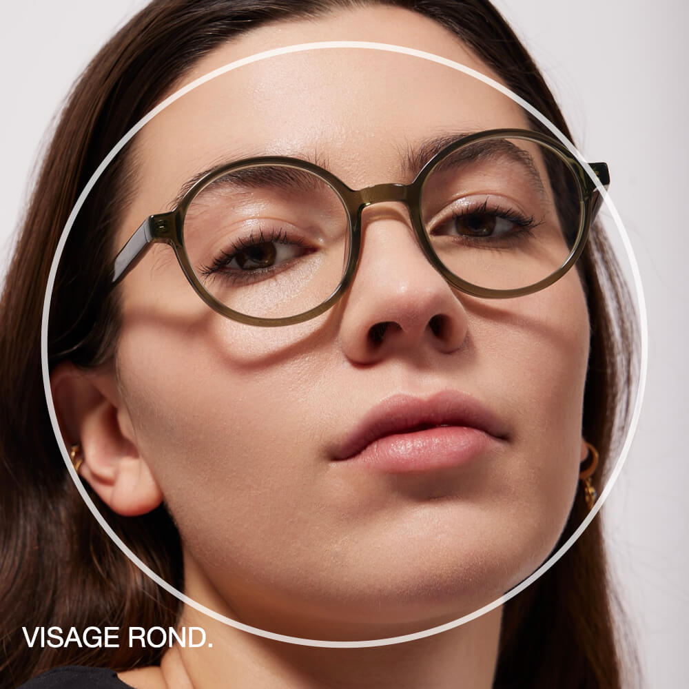 Forme lunette best sale visage rond